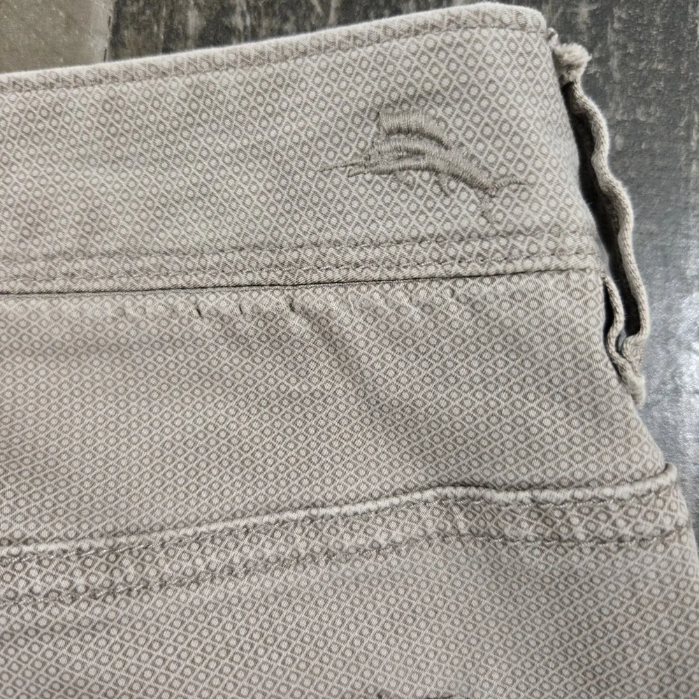 Tommy Bahama Boracay Khaki Tan Textured 5-Pocket Chino Stretch Pants Mens 38x30
